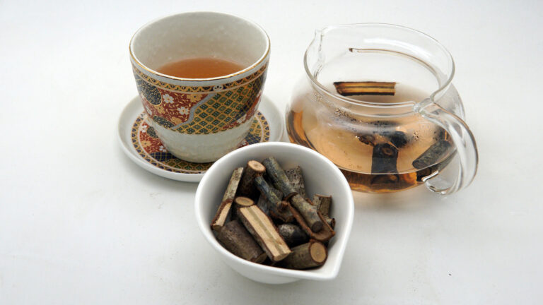 くび木茶スライス